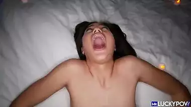 Amazing big booty Asian Slut get all there holes Pounded in POV