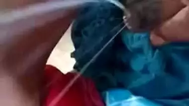 Hubby squeezes milk from big XXX tits of his Desi wife for the cam