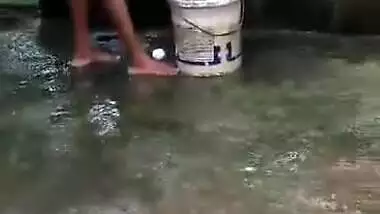 Beautiful Babe was Secretly Recorded by Her Neighbour while Having a Bath