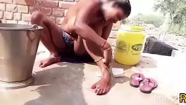 Indian hot and sexy bhabhi pissing and bothering and fingering her cremie pussy