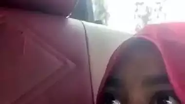 Chubby hijab girl boob sucking viral outdoor sex