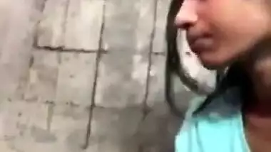 Bihari girl gives a quick desi blowjob to her stepbrother