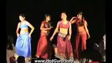 Telugu Hot Girls Night stage dance 1