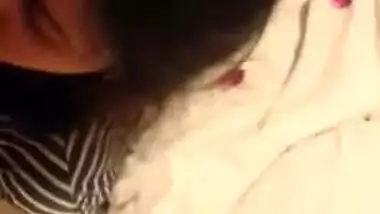 After date boy fucks Desi chick's mouth and films a XXX video MMS