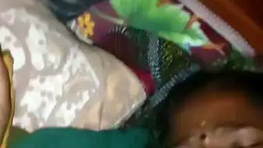 Mature slut aunty sex for money with client at home