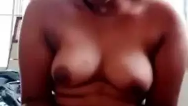 Big-boobed Tamil virgin XXX girl inserting pencil in her Desi XXX pussy