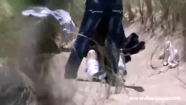 Desi girlfriend couple outdoor