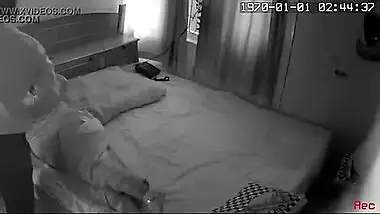 Hidden web camera Indian mms scandal of a mature couple in a hotel room