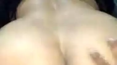 Indian horny XXX wife riding her husband’s dick on live cam MMS