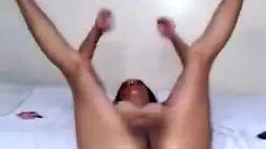 Sexy Petite Bhabhi Stretches Nude Body For Horny Devar