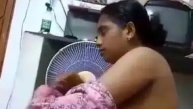 Telugu wife strips nighty and gives blowjob to husband