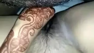 Guy's XXX tool isn't hard enough and Desi girl brings tattooed hand into play