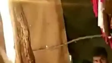 Husband caught unsatisfied wife she fuck with lover in barn, scandal Desi mms