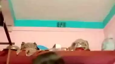 Sexy Desi Boudi Showing Her Big Boobs and Pussy