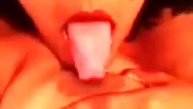 Today Exclusive- Horny Nri Girl Sucking Her Boobs And Shows Wet Pussy