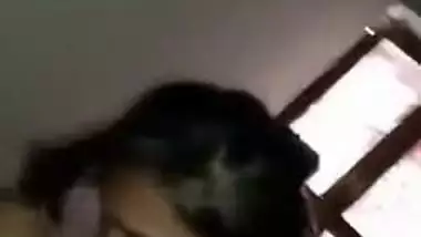 XXX partner turns Desi woman on for a blowjob in close-up MMS video