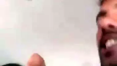 Rural desi lady kissed and boobs sucked in car