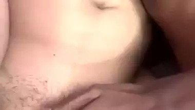 Tattooed girlfriend kissing foreplay sex and pussy rubbing