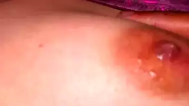 Sleeping girlfriend boob press by horny boyfriend