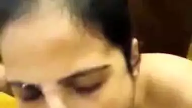 Horny Indian XXX girl tastes hot cum of her ex-boyfriend MMS