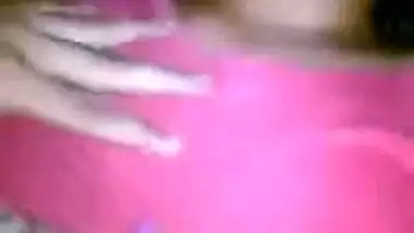 Chick in pink top can't fall asleep because of Desi perv filming her