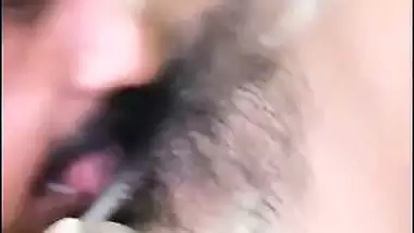 Licking chut of friends wife