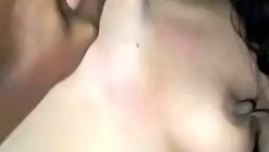 Indian wife Sarkari Farhan sucking dick of husband