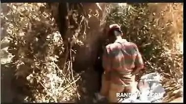 Hidden livecam catches a legal age teenager gal having outdoor sex behind her abode