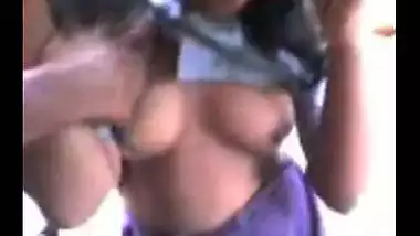 Legal age teenager angel acquires her meatballs nude and played with by her boyfriend