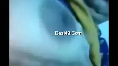 Amateur whore with huge boobs rubs her fat twat for homemade XXX