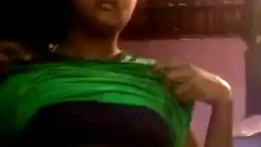 Desi Cute Girl Self Record Her Boobs Show for Her BF