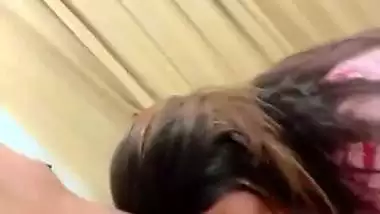 Cute Indian escort blowjob to rich client in hotel room