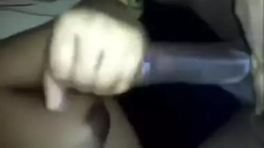 Emplyee jerking her boss.