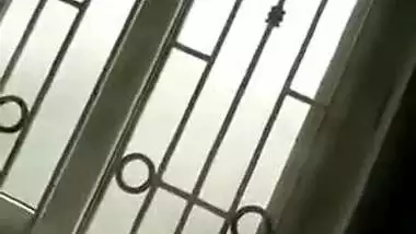 After coitus chubby Indian girl wants to cover XXX tits with black bra