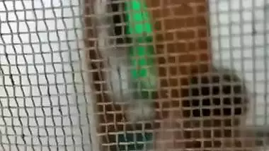 Huge boobs MILF naked in the bathroom viral MMS