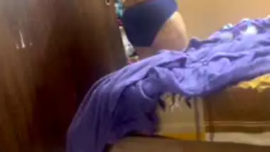 MILF teacher big boobs showing during dress change