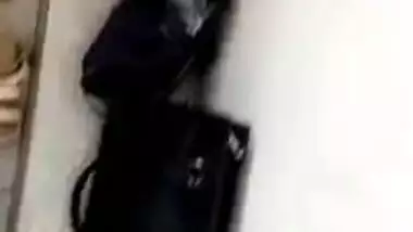 Wife is sleeping being naked and Desi husband films the porn video