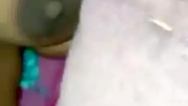 Sleeping desi girlfriends big boobs pressing and recording by Boyfriend part 1