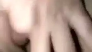 Slut has XXX fun in front of camera making a video for Desi boys