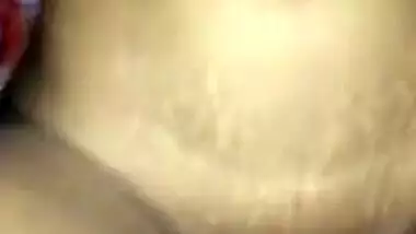 Naked Desi chick hides her face when taking XXX dick for the cam