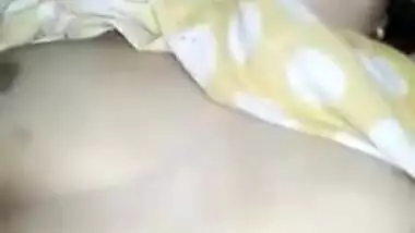 Desi Bhabhi is fucked by XXX lover with a condom on in her bedroom