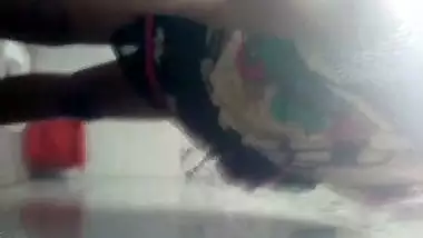 Local sexy boudi from Bangladesh in saree fingering yoni