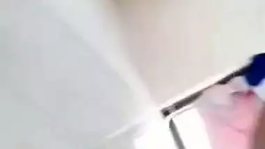 Attractive eyes and boobs of hot Indian girlfriend