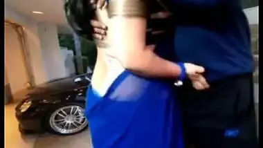 Desi bhabhi romancing when her friend drops her