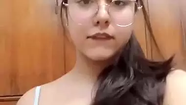 Indian nude girl shows her big boobs on camera