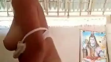 Naughty Assamese girl dancing nude on selfie cam