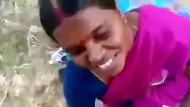 Dressed Desi slut gets on the knees to please dude with XXX blowjob