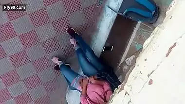 Outdoor pussy fingering by lover