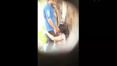 IT girl with colleague outdoor blowjob free porn video