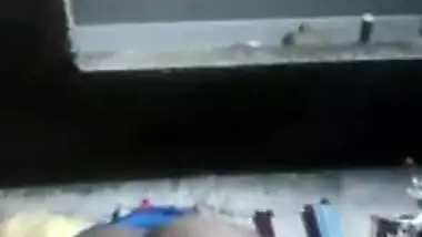 Village wife showing her black ass